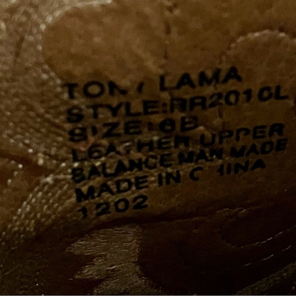 Tony Lama Western Boots Woman’s 6 - Picture 4 of 16